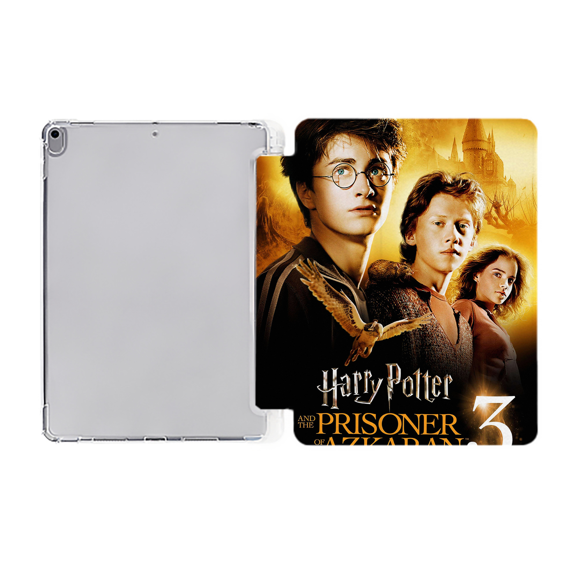 （画像用） Harry Potter ハリー・ポッターシリーズ IPad ケース ペン収納付き 三つ折りスタンド PUレザー×シリコン 対応機種9.5/10.5/10.9インチ